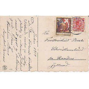 Julemrke 1919 p Postkort