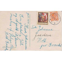 Julemrke 1919 p Postkort