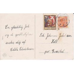 Julemrke 1919 p Postkort