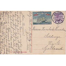 Julemrke 1922 p Postkort