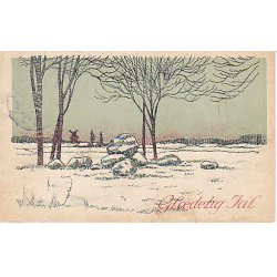 Julemrke 1922 p Postkort