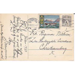 Julemrke 1923 p Postkort