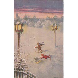 Julemrke 1923 p Postkort