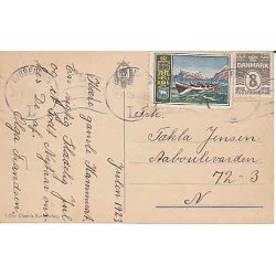 Julemrke 1923 p Postkort