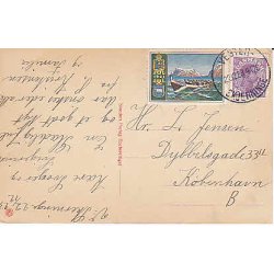 Julemrke 1923 p Postkort