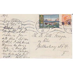 Julemrke 1923 p Postkort