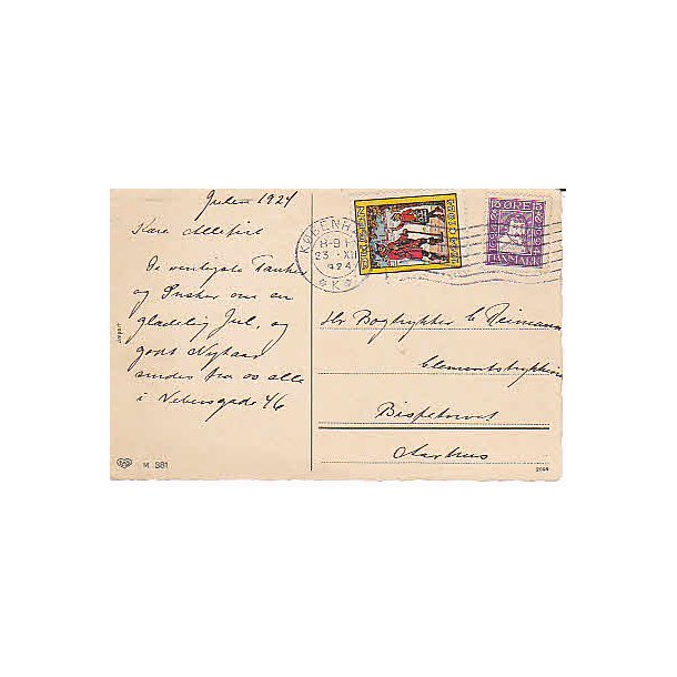 1924 p&aring; Postkort