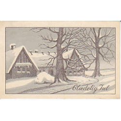 Julem�rke 1925 p� Postkort