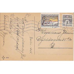 Julem�rke 1925 p� Postkort