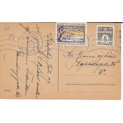 Julem�rke 1925 p� Postkort