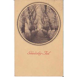 Julem�rke 1925 p� Postkort