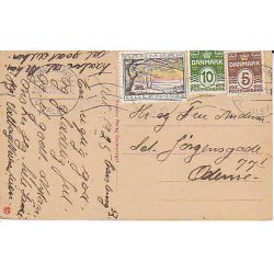 Julem�rke 1925 p� Postkort