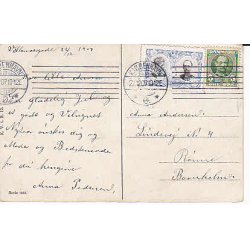 Julemrke 1907 p Postkort