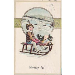 Julemrke 1919 p Postkort