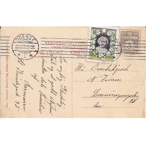 Julemrke 1909 p Postkort