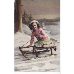 Julemrke 1909 p Postkort