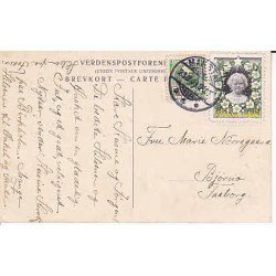 Julemrke 1909 p Postkort