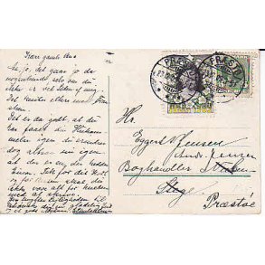 Julemrke 1909 p Postkort