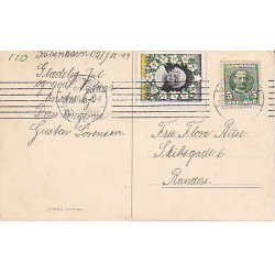 Julemrke 1909 p Postkort