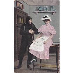 Julemrke 1909 p Postkort