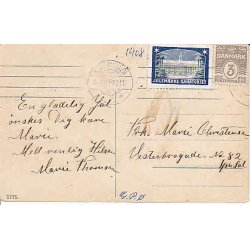 Julemrke 1908 p Postkort