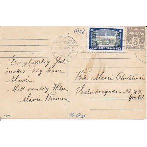 Julemrke 1908 p Postkort