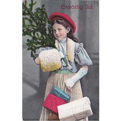 Julemrke 1908 p Postkort