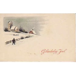 Julemrke 1927 p Postkort