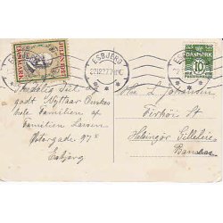 Julemrke 1927 p Postkort