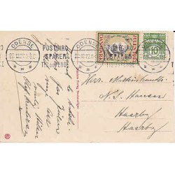 Julemrke 1927 p Postkort