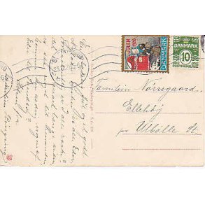 Julemrke 1928 p Postkort