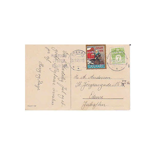 1928 p&aring; Postkort