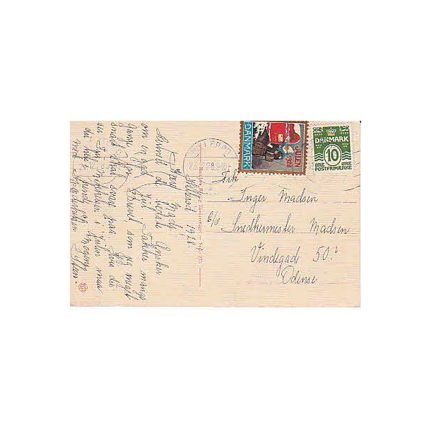 1928 p&aring; Postkort