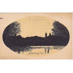 Julemrke 1928 p Postkort