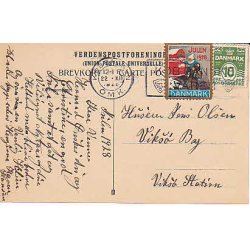 Julemrke 1928 p Postkort