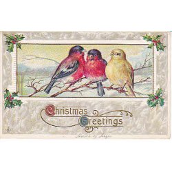 Julem�rke 1929 p� Postkort