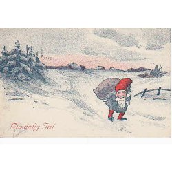 Julem�rke 1929 p� Postkort