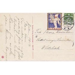 Julem�rke 1929 p� Postkort