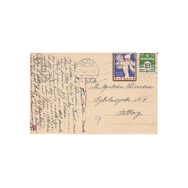 1929 p&aring; Postkort