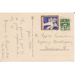 Julem�rke 1929 p� Postkort