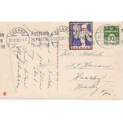 Julem�rke 1929 p� Postkort