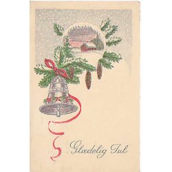 Julem�rke 1929 p� Postkort