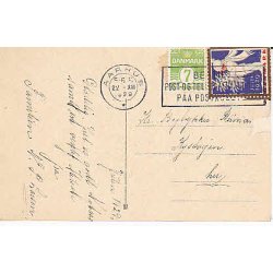 Julem�rke 1929 p� Postkort