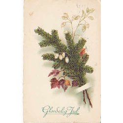 Julem�rke 1929 p� Postkort