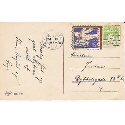 Julem�rke 1929 p� Postkort
