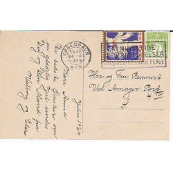 Julem�rke 1929 p� Postkort