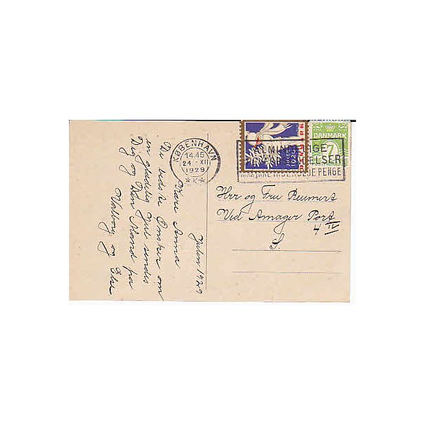 1929 p&aring; Postkort