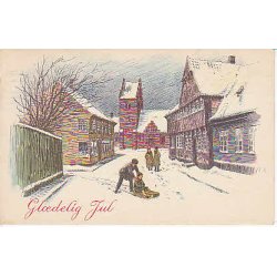 Julem�rke 1930 p� Postkort