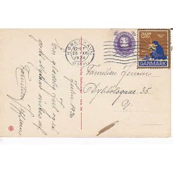 Julem�rke 1930 p� Postkort