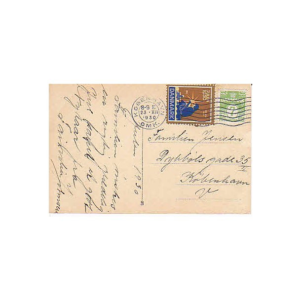 1930 p&aring; Postkort